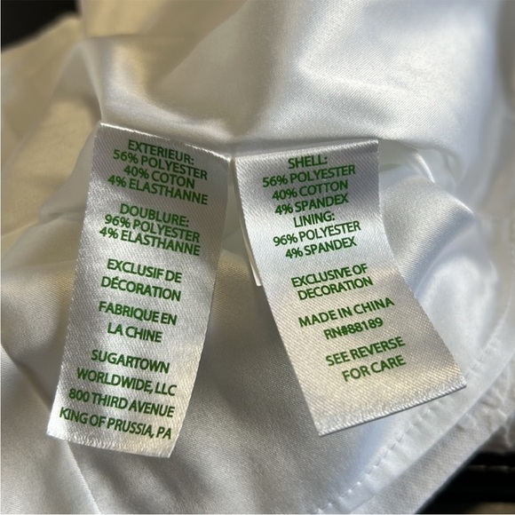 Lilly Pulitzer Women's Visit Mila Jacquard Shift Dress Lace Trim White Sz 2 - Picture 11 of 12